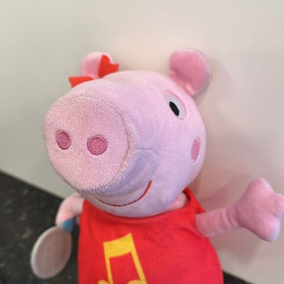 Hasbro Pepa Pig Plush Stuffed Animal 12" Talking Toy TESTED - Picture 3 of 9